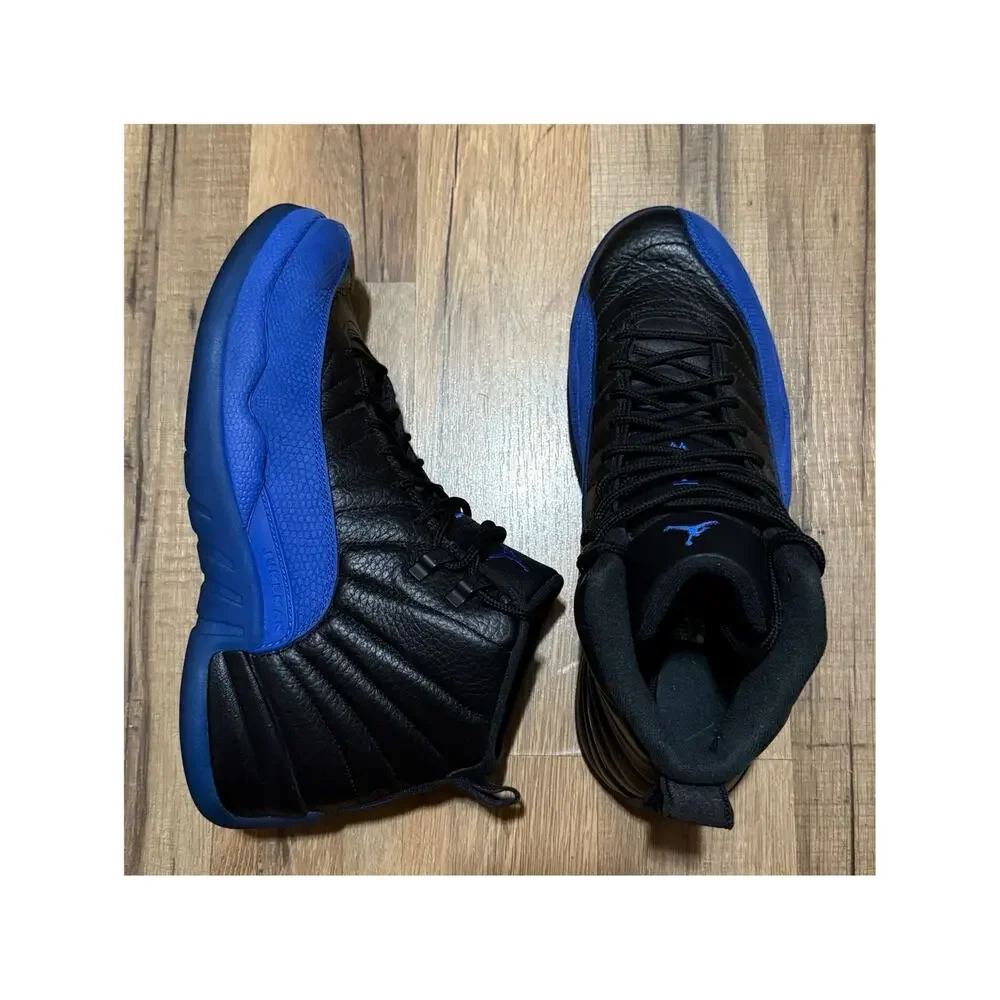 Air Jordan 12 Retro Black Game royal 130690-014 Size 9.5